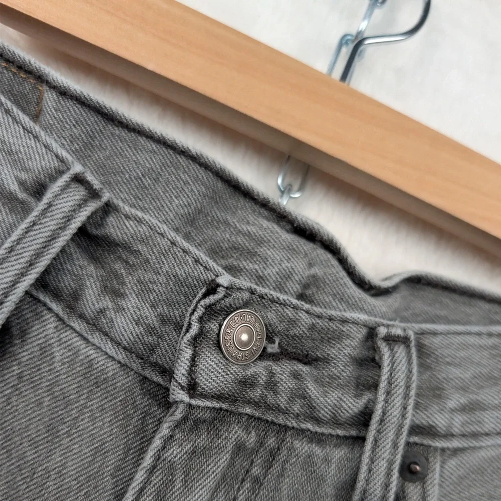Levi Strauss 578 Jeans Mens 34x28 Gray Loose Fit Wide Leg Baggy Skate Streetwear